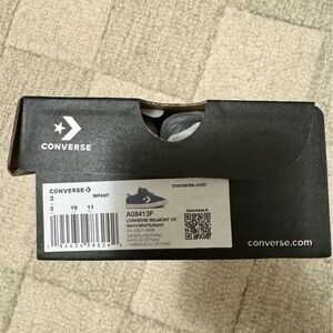 Converse Navy and White Sneakers